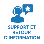 Support et retour d'information 